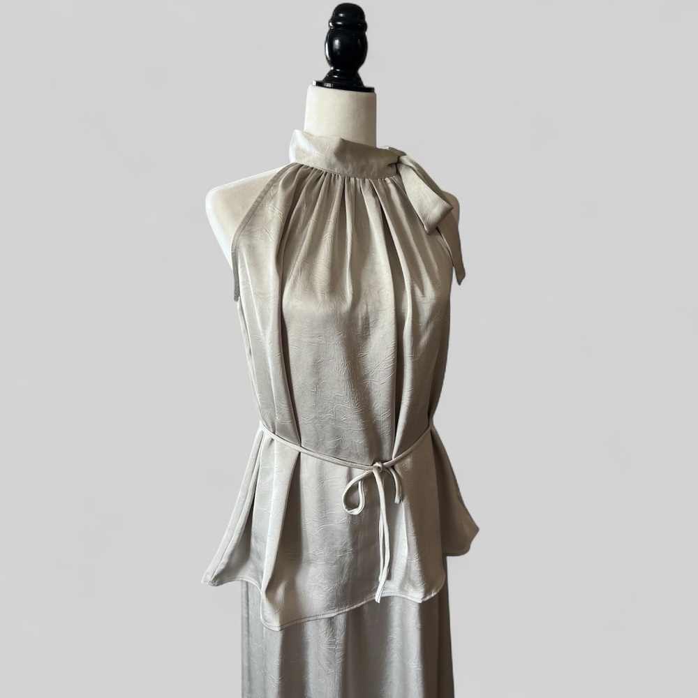 ✨HOST PICK Cream Halter with Maxi Skirt - Picture 5 of 7